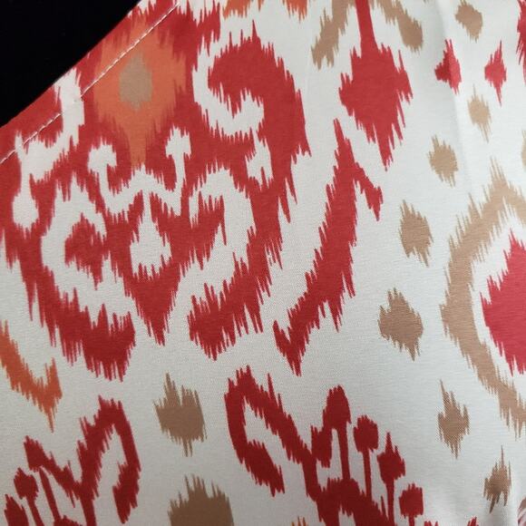 NWT Ikat Print V Neck 3/4 Bell Sleeve  Sheath Dress Size SmallUn - Picture 5 of 7